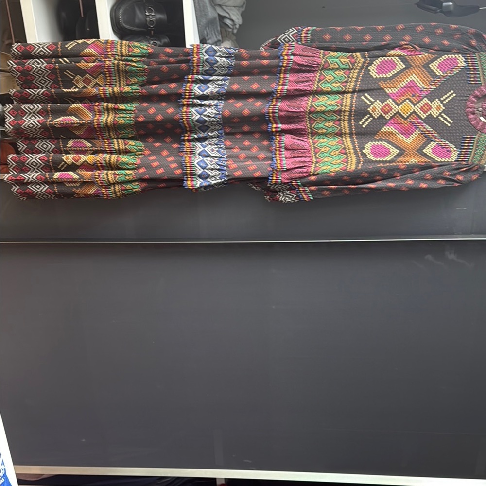 FARM Rio Multicolor Patterned Maxi Dress